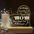 Engraved Heart Night Light Perfect Gift for Mothers Day
